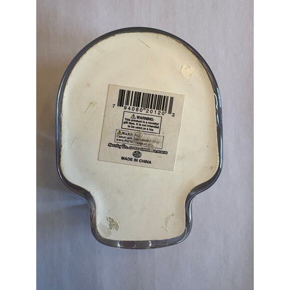 Psychedelic Smokezilla Skull Ashtray Day of the Dead Sugar Skull 4” X 3” X 1.25” - Picture 6 of 7